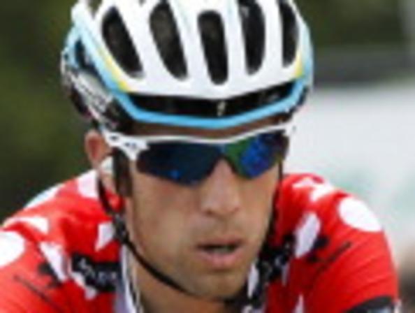 PAYS D'OLLIERGUES, FRANCE - JUNE 09: Vincenzo Nibali of Italy and Team Astana crosses the finish line of the second stage of the Criterium du Dauphine, on June 9, 2014 between Tarare and Pays d'Olliergues - Col du Beal, France. (Photo by Kristof Van Accom/Getty Images)