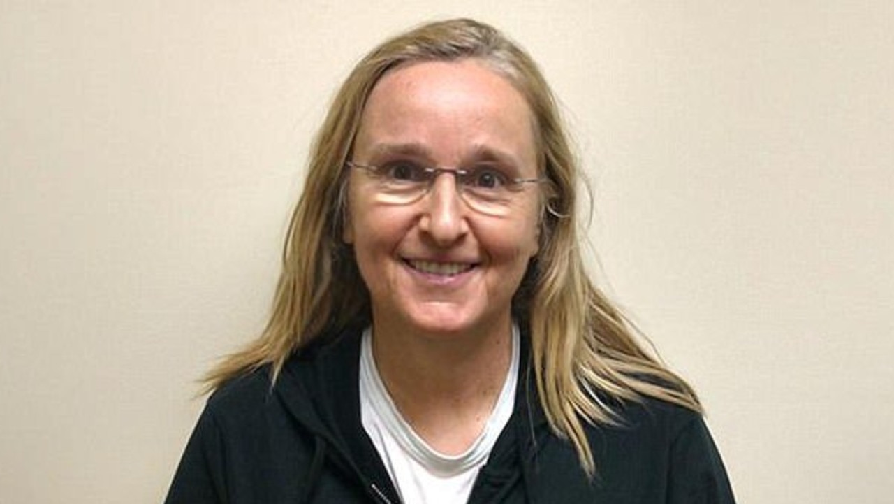 Melissa Etheridge smiles for the cameras after her 2015 arrest for marijuana possession. Picture: Police handout