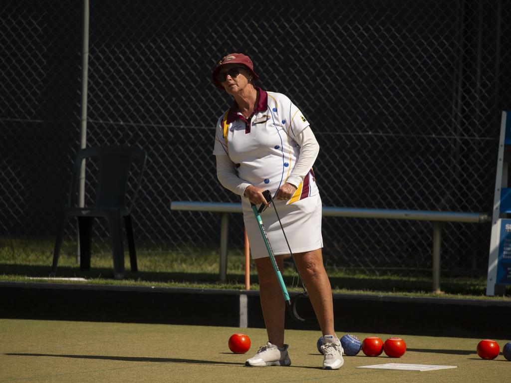 The ladies pairs lawn bowls will be played from 2pm at Broadbeach Bowls Club. Picture: Glenn Campbell