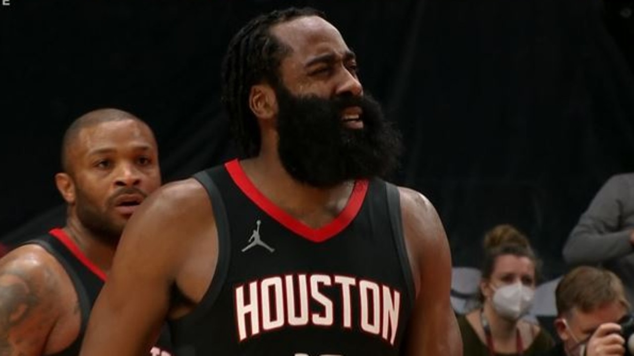 Nba Scores Results James Harden Fumes Trade Final Play Portland Trailblazers Defeat Houston Rockets Cj Mccollum