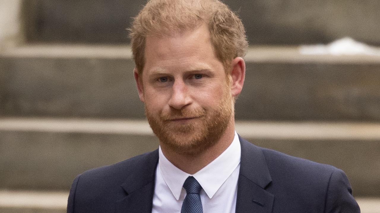 Prince Harry outside court in London in March. Picture: Dan Kitwood/Getty Images