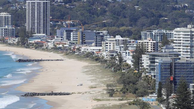 Development on the beachfront at Palm Beach. Picture Glenn Hampson.