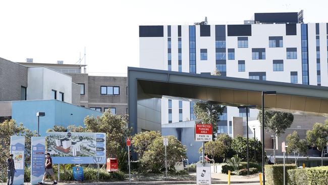 Staff at Nepean Hospital are reportedly fearful of catching Covid. Picture: Jonathan Ng