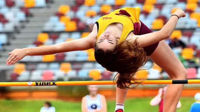 QGSSSA private schoolgirl track and field championship. Thursday September 15, 2022. Picture, John Gass