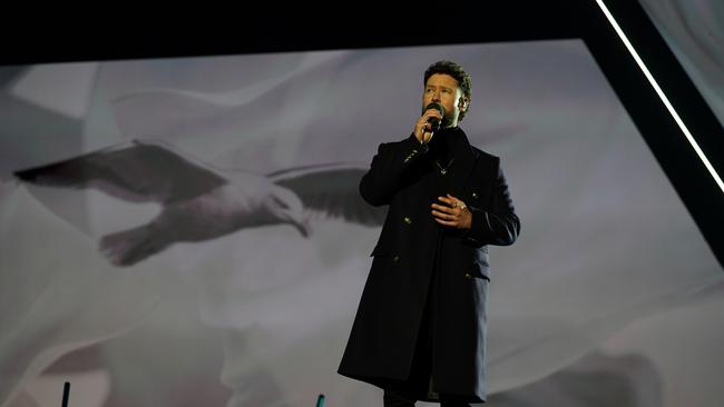 Calum Scott performing during the concert celebrating the 80th Anniversary of VE Day. Picture: Ben Whitley - WPA Pool/Getty Images