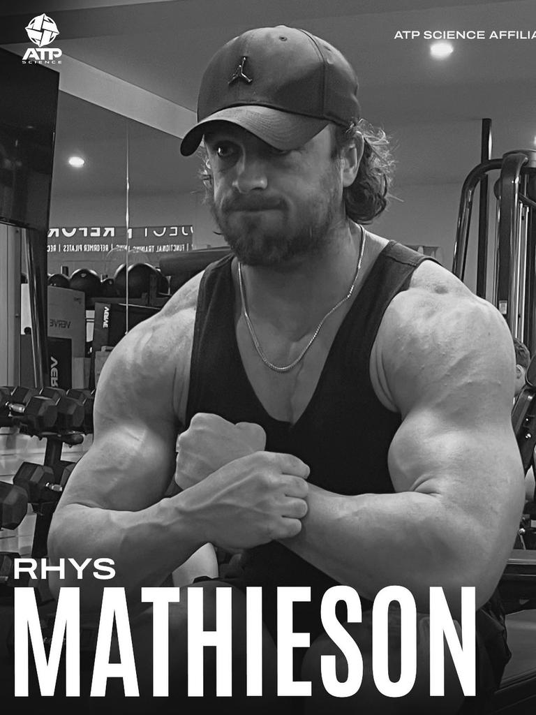 Rhys Mathieson is a beast. Instagram/rhys.mathieson