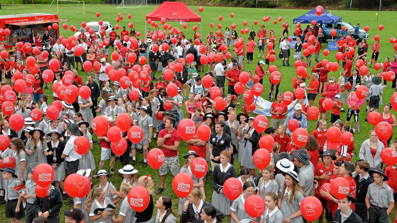 WALK FOR DANIEL: Coast remembers Daniel Morcombe on 11th annual walk. October 30,2015.Photo Patrick Woods / Sunshine Coast Daily. Picture: Patrick Woods