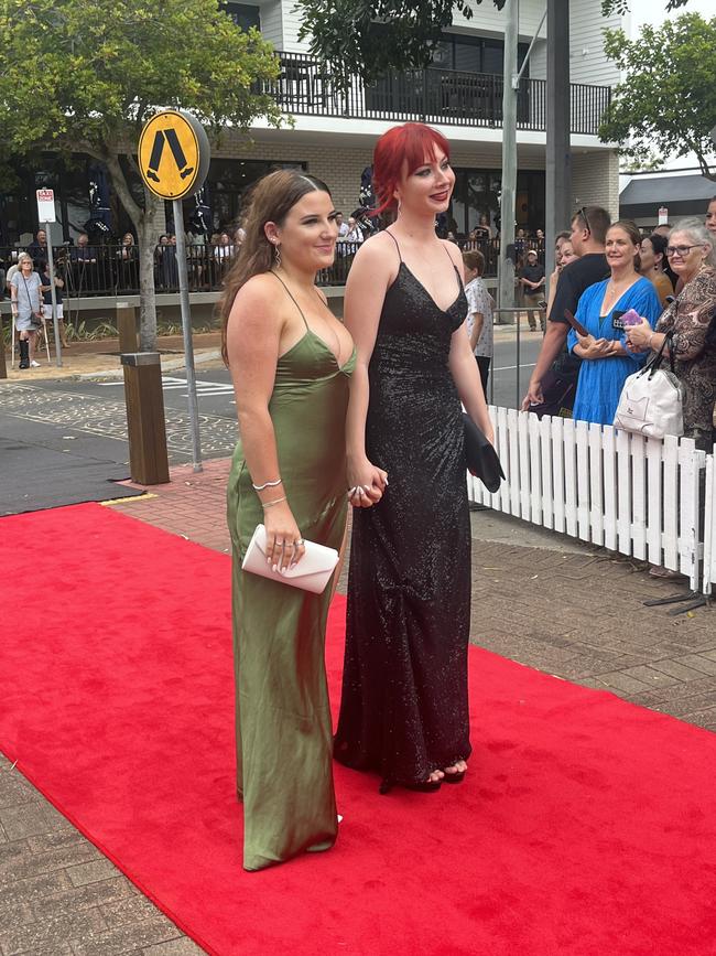 The students arrive at Urangan State High School's formal.