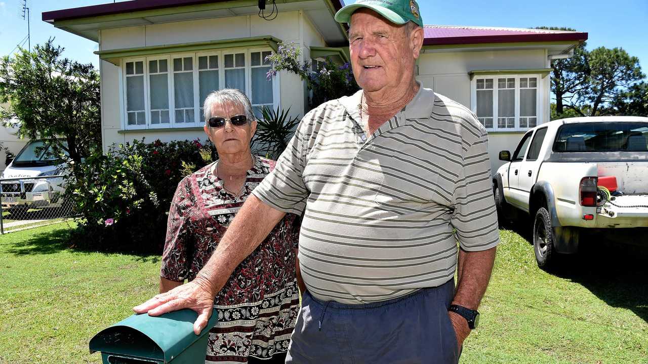 OTHER IDEAS: Les Sperling and a number of other residents have come up with alternative plans for the Caloundra Masterplan, which would save their homes being acquired by council. Kelvin and Diane Taylor (pictured) are fearful of losing their home after living there for 30 years. Picture: Warren Lynam