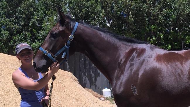 Apprentice jockey Madeline Wishart with the Paul Butterworth-trained Princess Cavallo.