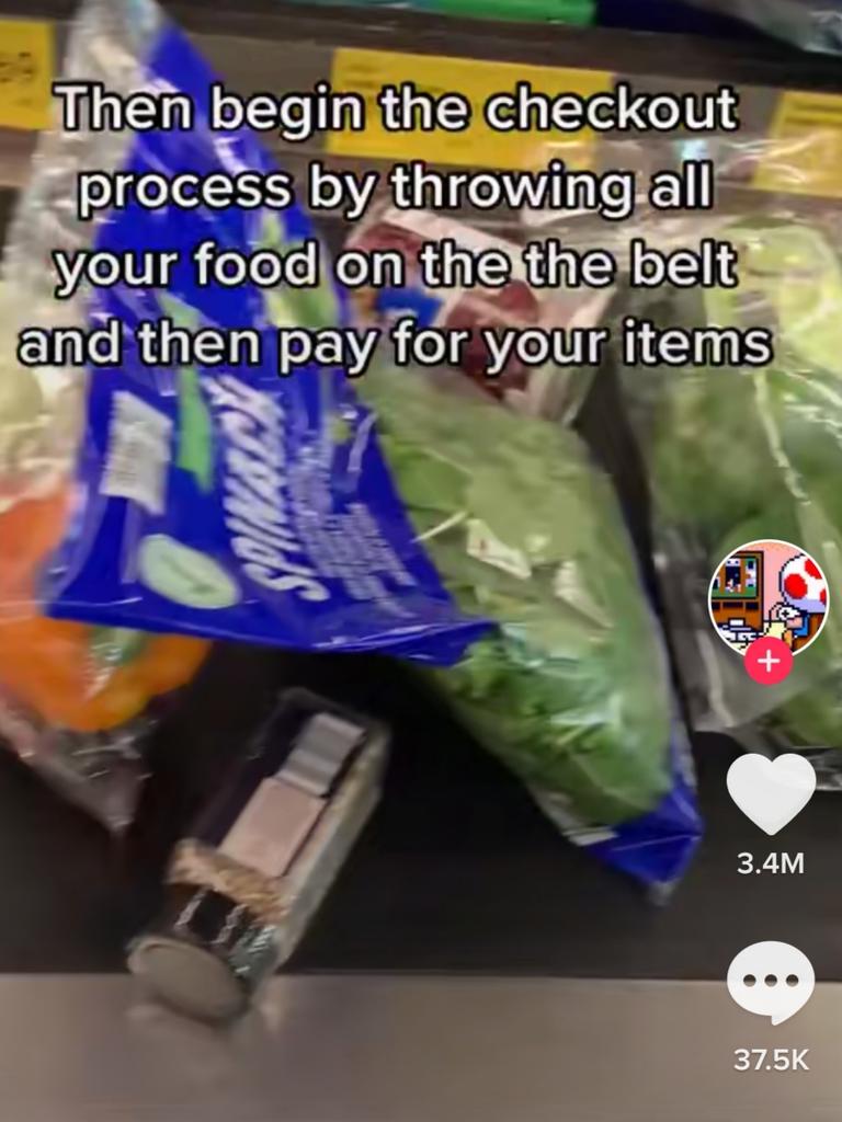 TikTok supermarket hack swaps shopping bags for laundry basket | The ...