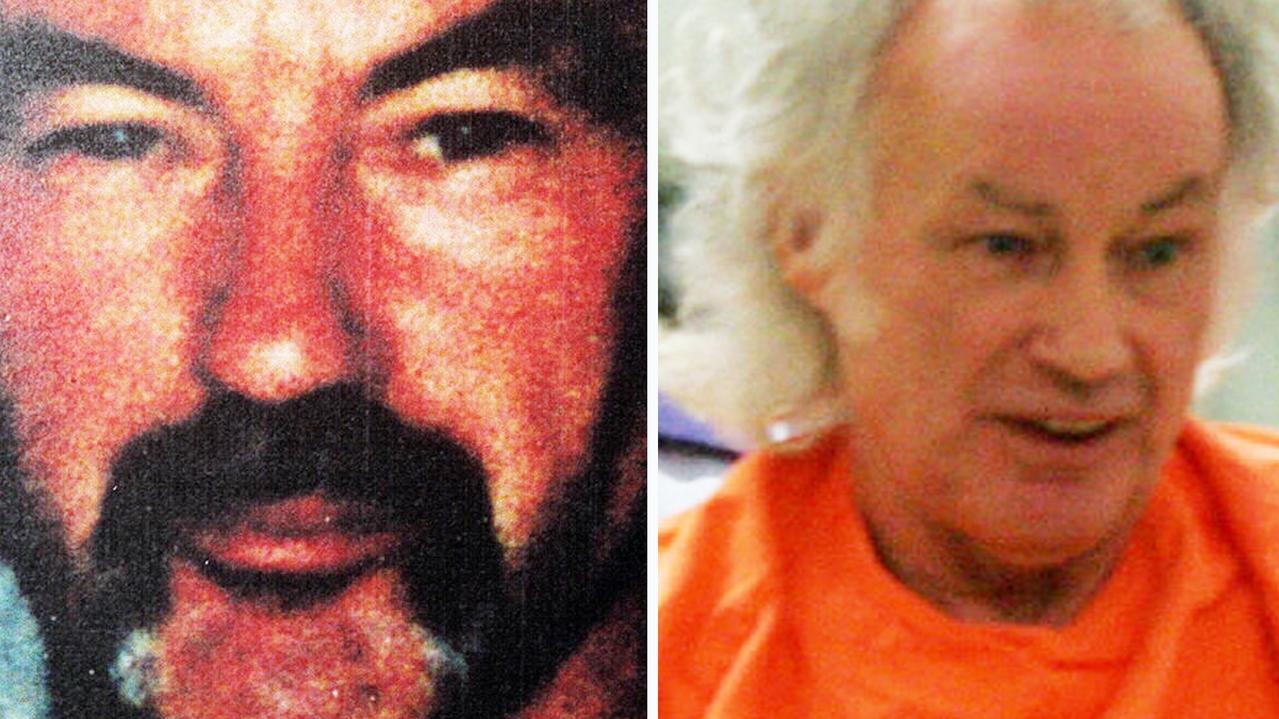 Ivan Milat in his killing years (left) and after chopping his finger off in Supermax prison in a suspected escape bid.