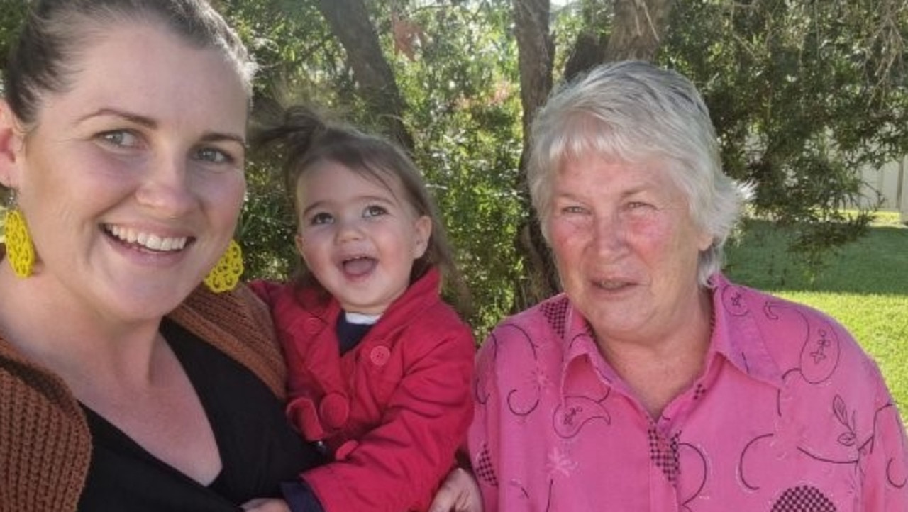 Helen Hines (far right) with her daughter Angela Hines (left) and granddaughter Audrey Ferguson.