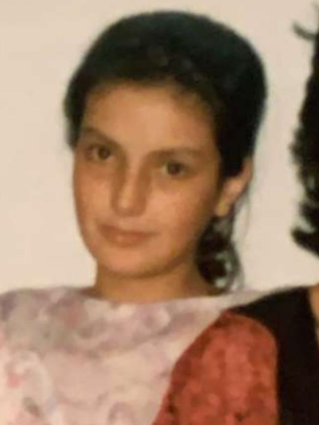 Roia Atmar at age 14 when she was married. Picture: Supplied