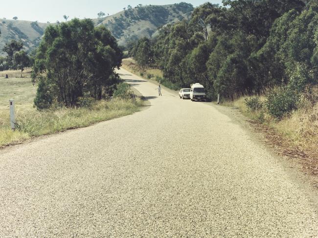 Richardson was shot in the head in the isolated darkness at Strath Creek, north of Melbourne. No effort was made to hide his body. Picture: Supplied