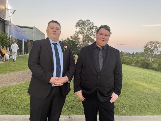 Mitchell Naylor and Harrison Foody enjoying their formal.