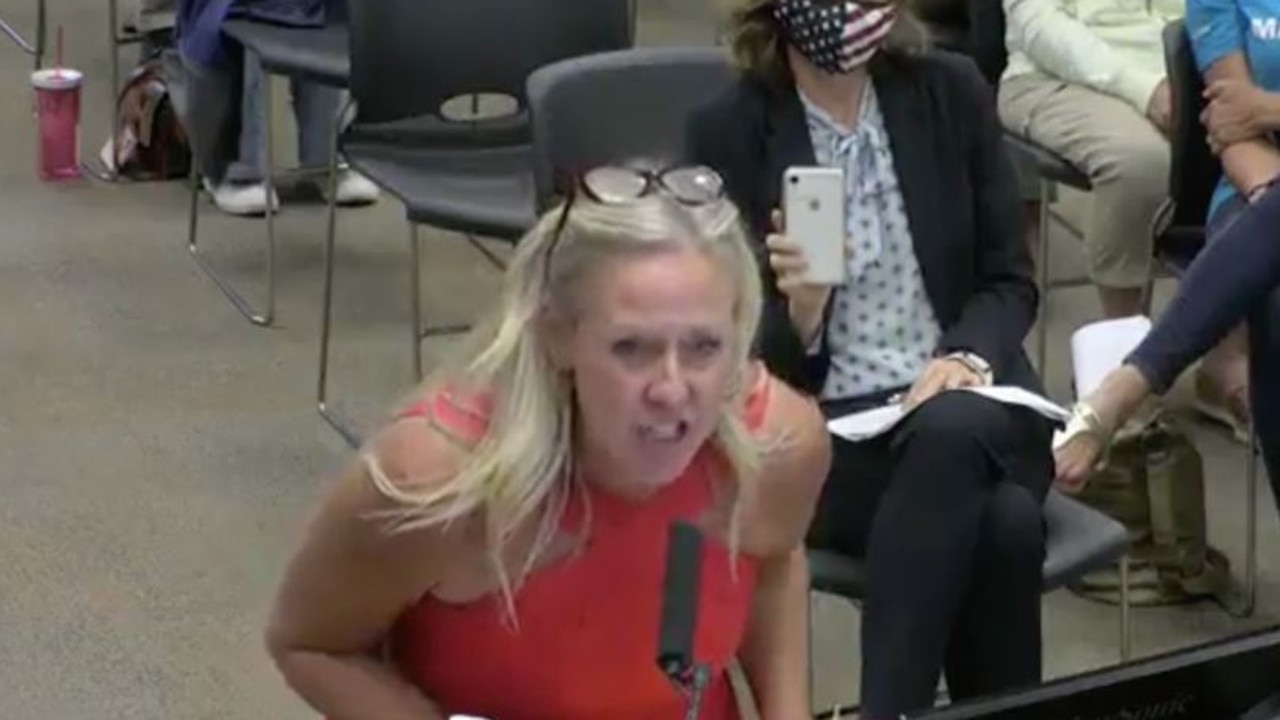 She told the school board that she had to google what a ‘cornhole’ was. Picture: Lake Travis Independent School District