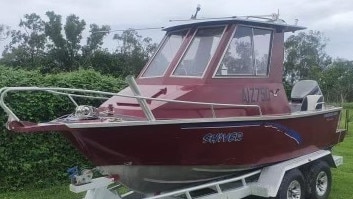 Albert Withers is still not sure what went wrong with his boat ‘Shiver,’ which remains submerged in Proserpine River. Picture: Supplied