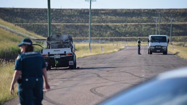 Police have closed off a section of Riverway Dr after crews responding to a car fire at 6am noticed a ‘suspicious device’. Investigations are underway.