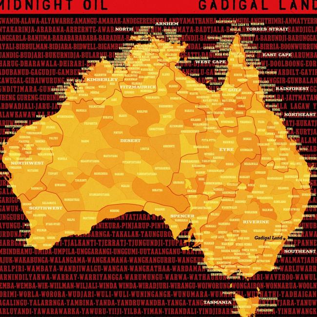 The Gadigal Land cover art shows traditional Indigenous lands. Picture: Supplied.