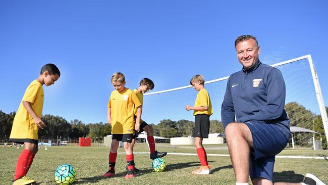 Sunshine Coast Fire Football Director Melvyn Wilkes. Photo Patrick Woods / Sunshine Coast Daily.