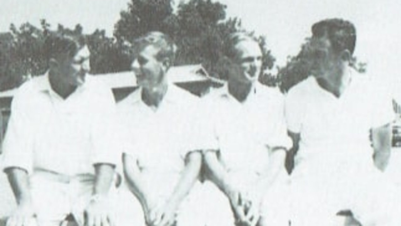 Don Fischer (far left) was a true country cricket legend. Picture: Miracles of the Mallee