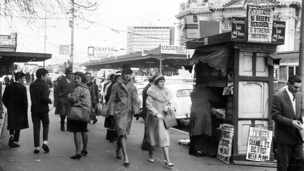 Swanston St in 1964.