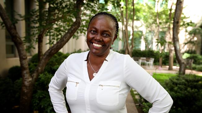 Senator Lucy Gichuhi at Parliament House in Canberra. Picture: Kym Smith