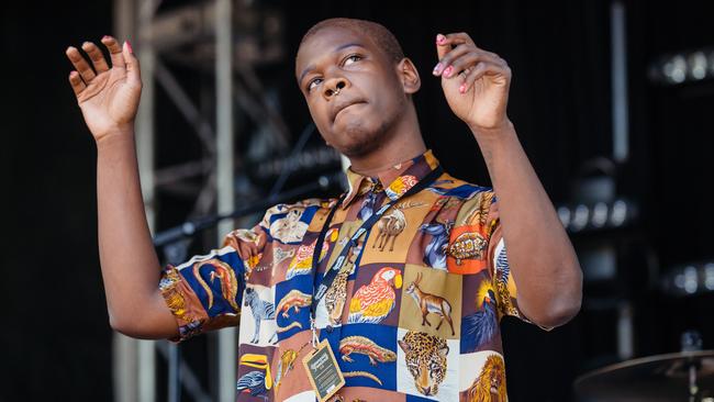 “Hmmm, Legend of the Lane, I can get with that” Shamir at Laneway Festival, Footscray, 2016