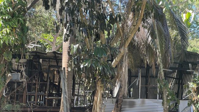 A fire in Jubilee Pocket allegedly started by a 12-year-old left a house destroyed with only its structure remaining. Picture: Estelle Sanchez