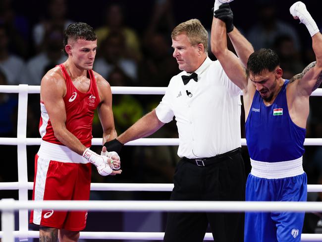 Hungarian Richard Kovacs defeat of Garside confirmed. Picture: Pete Dovgan/Speed Media/Icon Sportswire via Getty Images