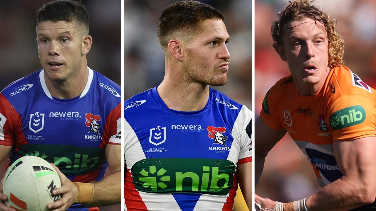 Jack Cogger, Kalyn Ponga and Phoenix Crossland.