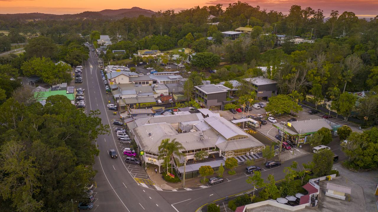 An aerial shot of the Imperial Hotel at Eumundi. Picture: Supplied