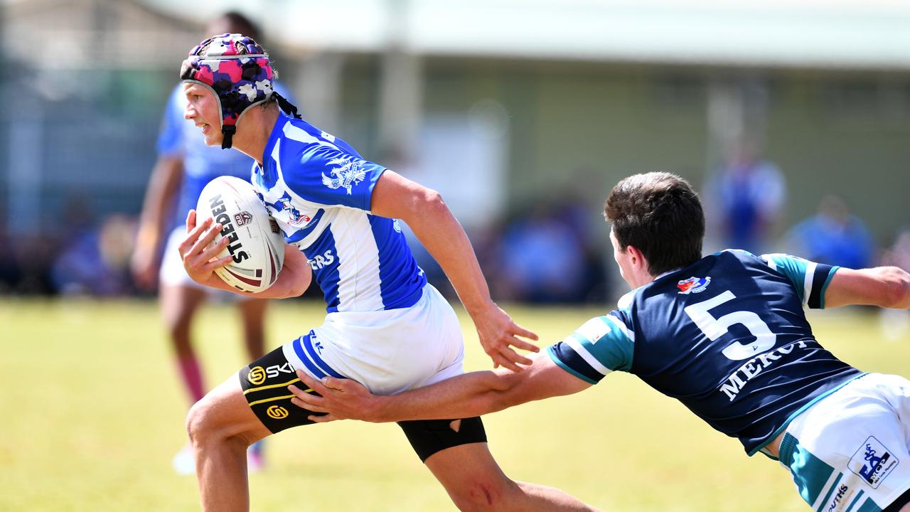 2020 Cowboys Challenge; Ignatius Park College Vs St Patrick's (Mercy) College at Townsville JRL. Reece Foley. Picture: Alix Sweeney