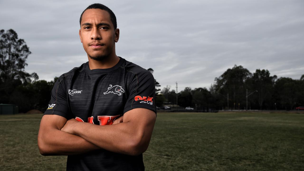 Ex-Ipswich State High School student Ativalu Lisati is at the Penrith Panthers