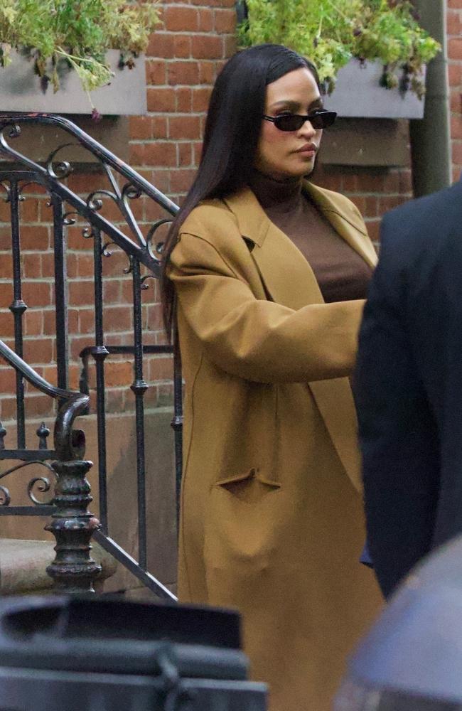 Cassie Ventura makes her way court. Picture: BACKGRID Australia