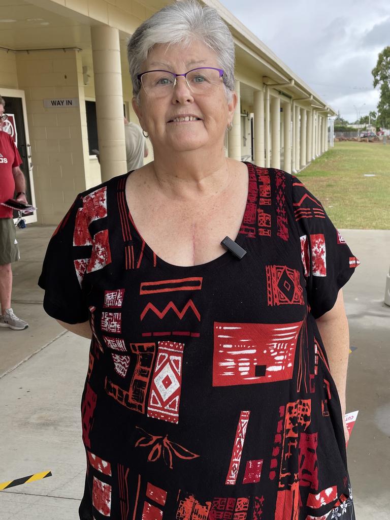 Kirwan resident Sandra Callaghan said she is typically a Labor voter but she was swinging to an LNP vote because she liked David Crisafulli and because she believed not enough had been done to address crime.