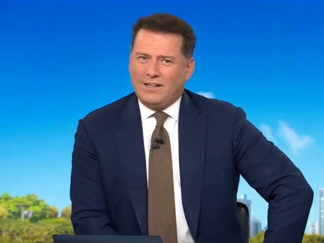 Karl Stefanovic says he won't be getting the flu vaccine on this morning's Today Show. Screen Grab: Today/Channel 9