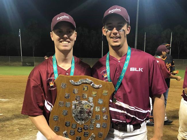 Dan Ludkin and Josh Ferguson's team won the U18 National Softball Championships in Blacktown, NSW