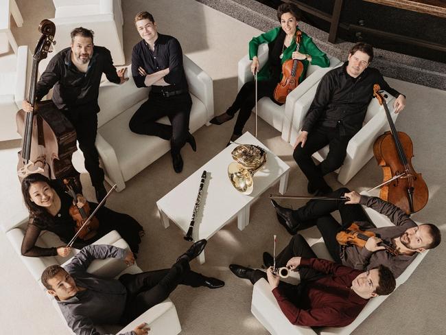 Musicians from the Leipzig Gewandhaus Orchestra &amp; ANAM. Picture: Supplied by UKARIA Cultural Centre