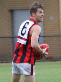 Ben Daniher looks for options for Blackburn. Picture: Blackburn Photos/Facebook