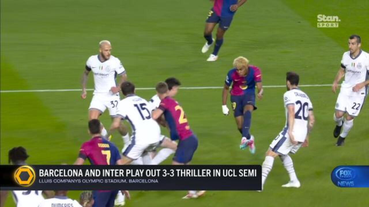 Barcelona & Inter play out 3-3 THRILLER