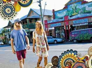 A promotional image from Lismore City Council's new Nimbin marketing campaign. Photo Contributed. Picture: Contributed