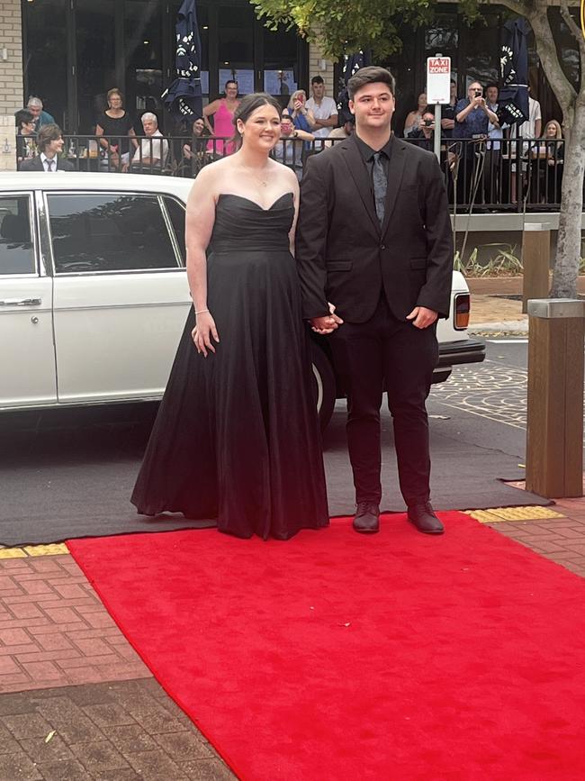 The students of Urangan State High School arrive at their formal.