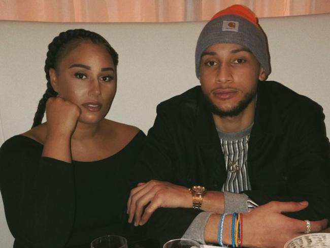 The sister of the NBA star Ben Simmons (right) was advised by a therapist not to continue in the case, the court heard.