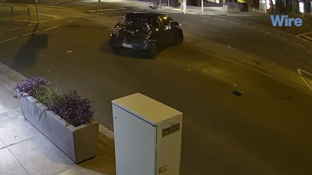 CCTV catches car colliding with innocent driver in Preston, driver fighting for life