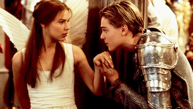 Leonardo Di Caprio and Claire Danes in Romeo + Juliet