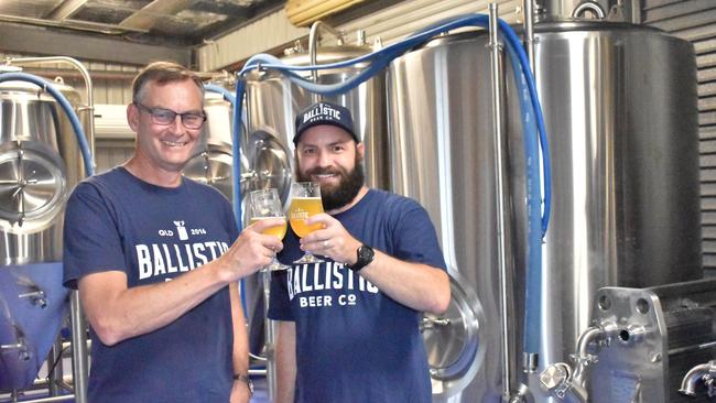 Ballistic Brewing Co's founder David Kitchen when he opened his Airlie Beach venue. Picture: Kirra Grimes.