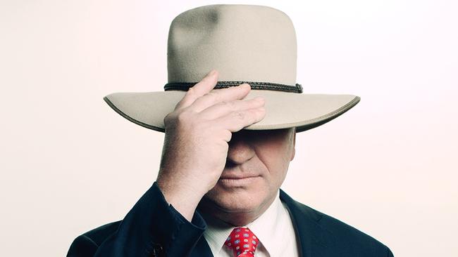 Barnaby Joyce for GQ. Picture: Edward Mulvihill.