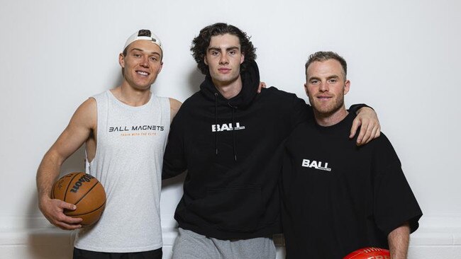 Josh Giddey has joined AFL stars Patrick Cripps and Tom Mitchell at Ball Magnets.